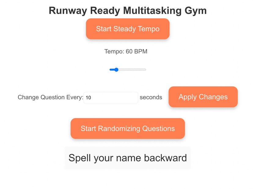 Multitasking Gym